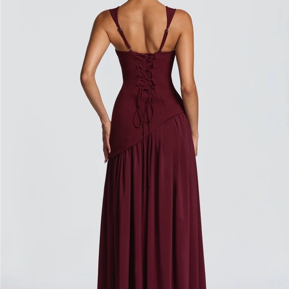 Formal Maxi Dress in Wine
